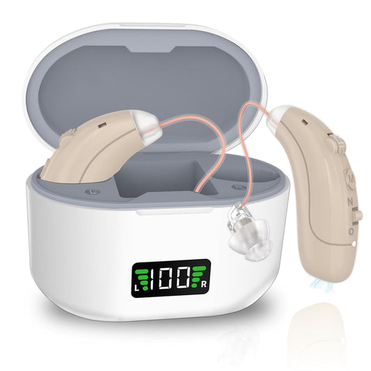Smart hearing amplifiers- Hear clear again.